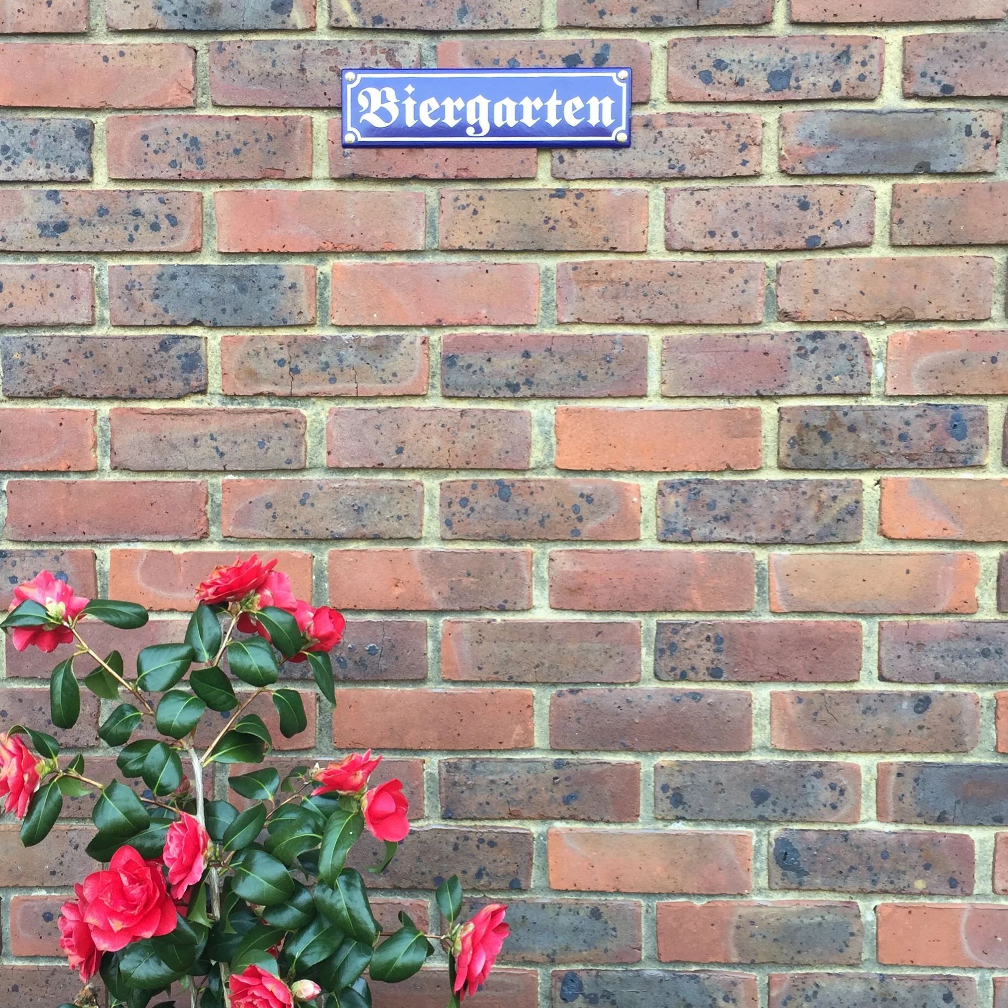 Biergarten Enamel Sign - Image 2