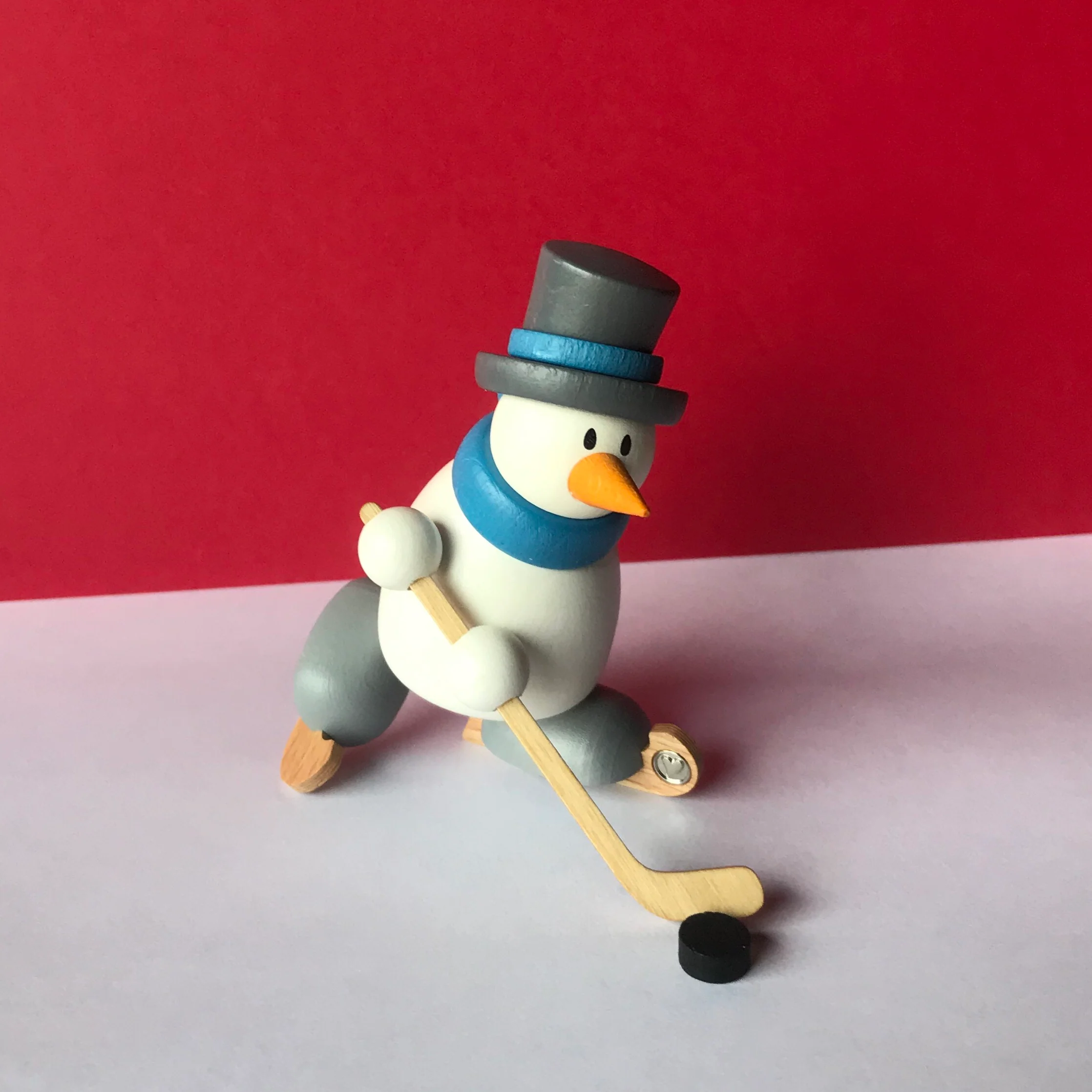 Ice Hockey Snowman