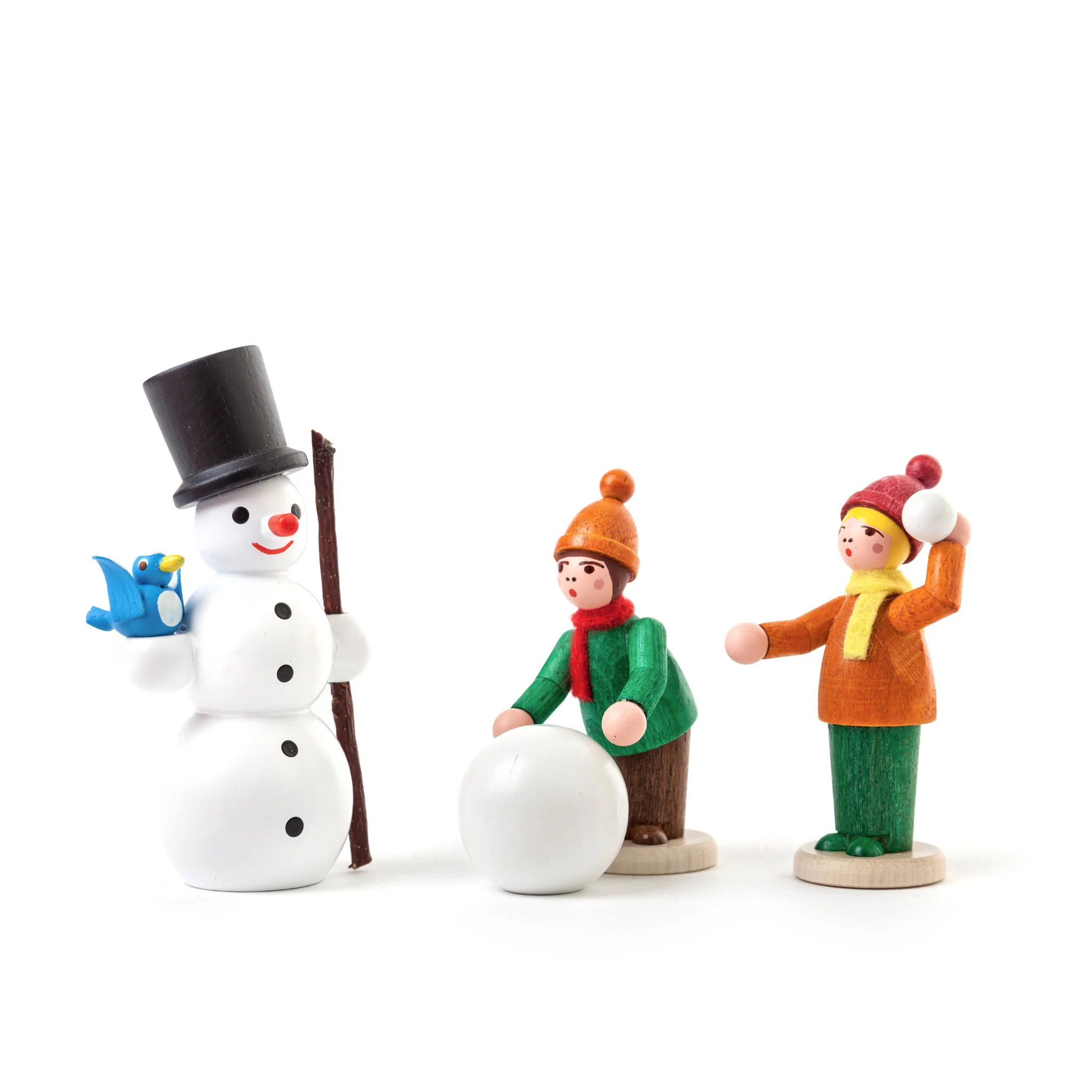 Kids and Snowman - Image 2
