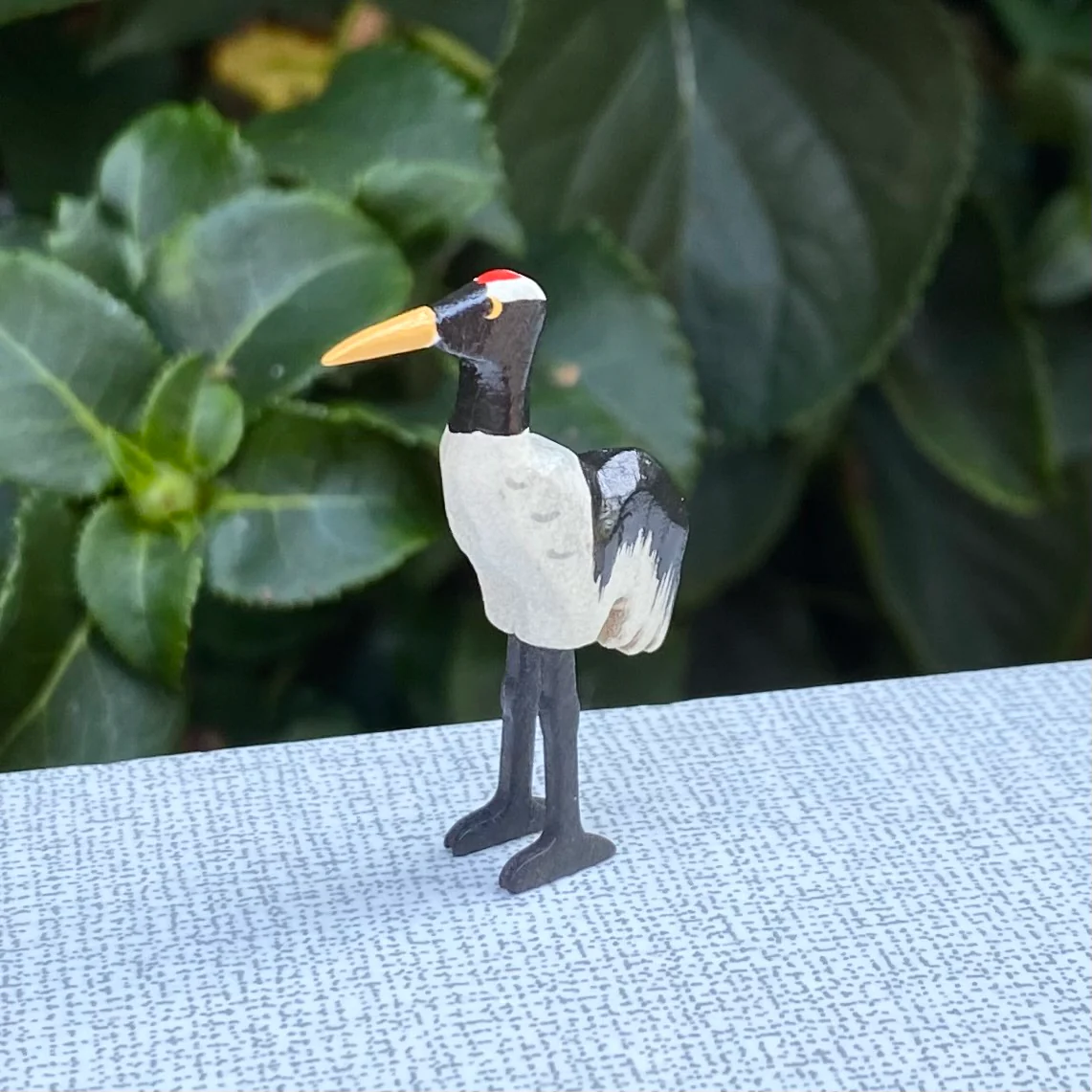 Miniature Wooden Crane