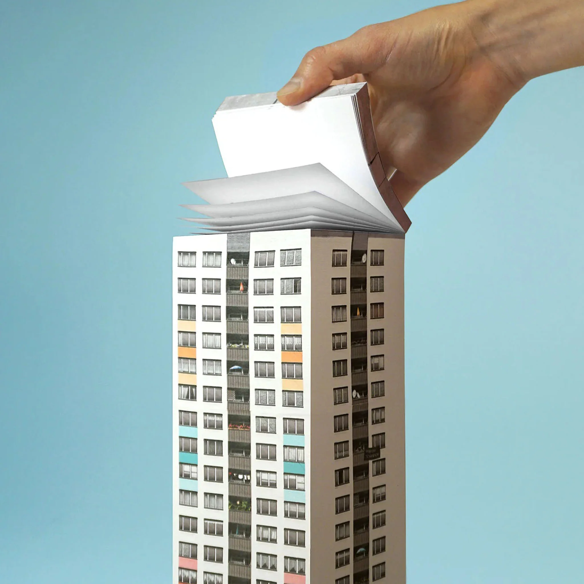 Paperscraper® Berlin Plattenbau Memo Block