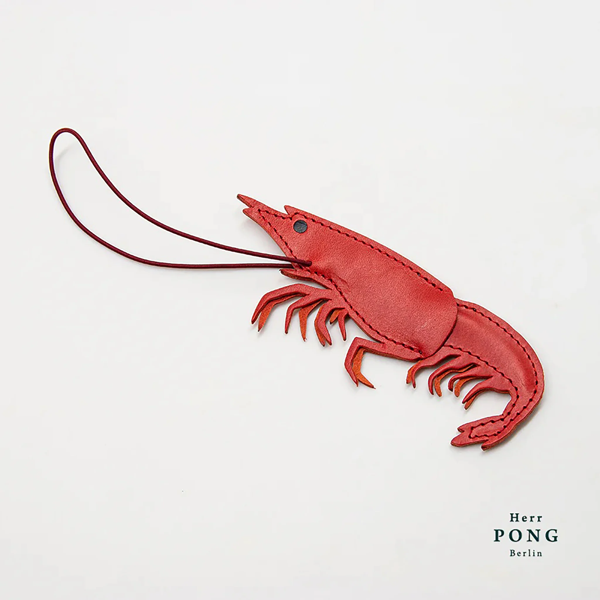 Shrimp Leather Charm - Image 3