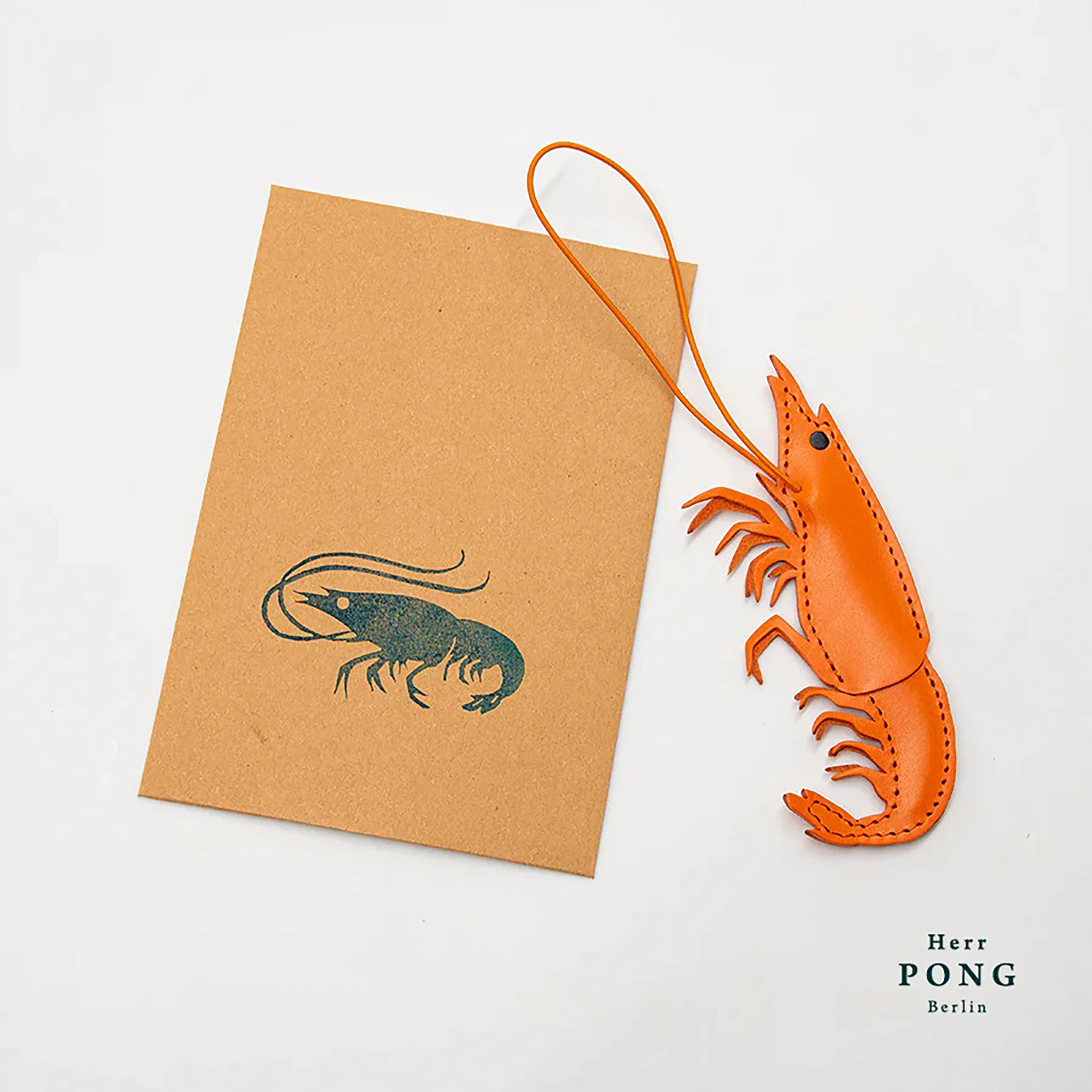 Shrimp Leather Charm - Image 4