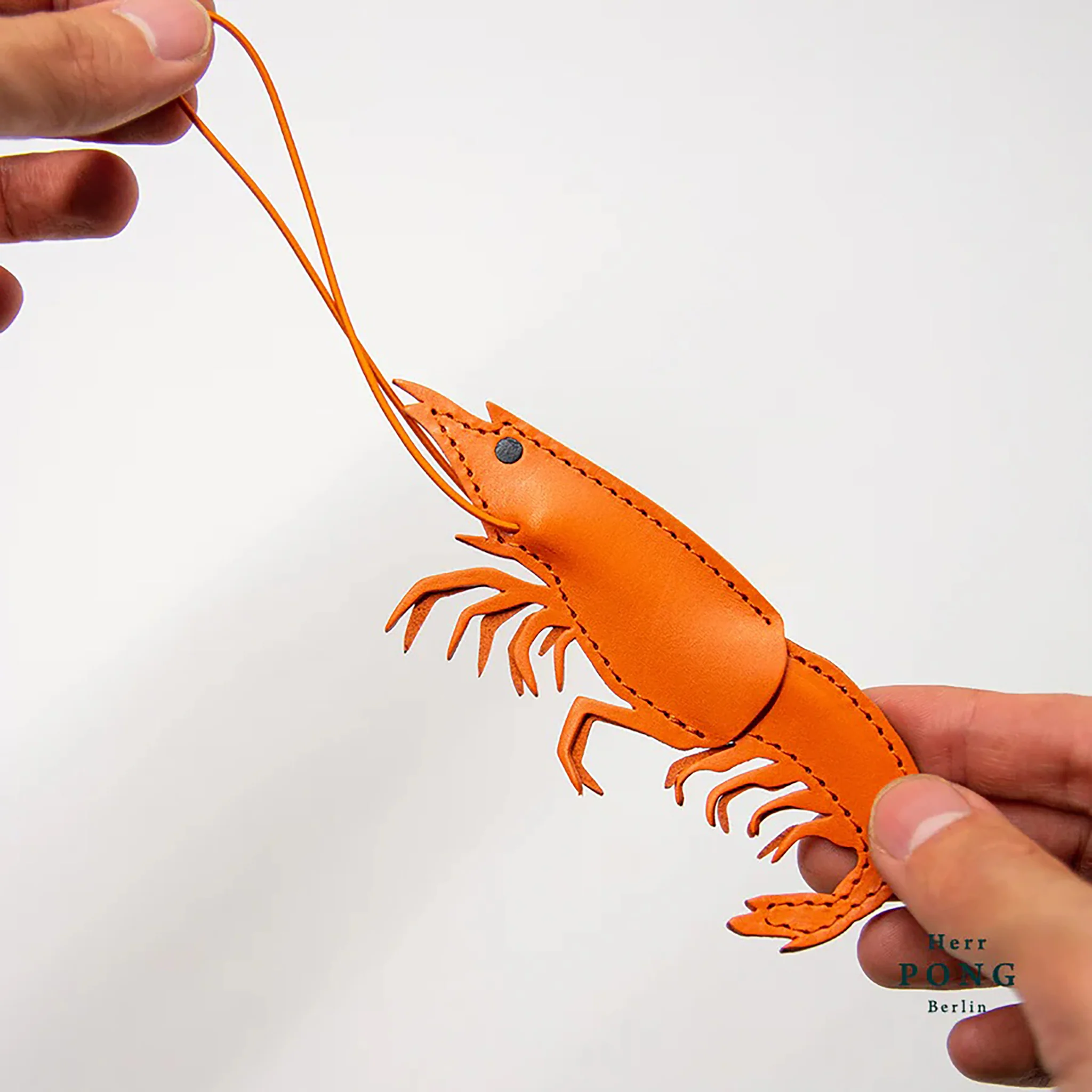 Shrimp Leather Charm - Image 6