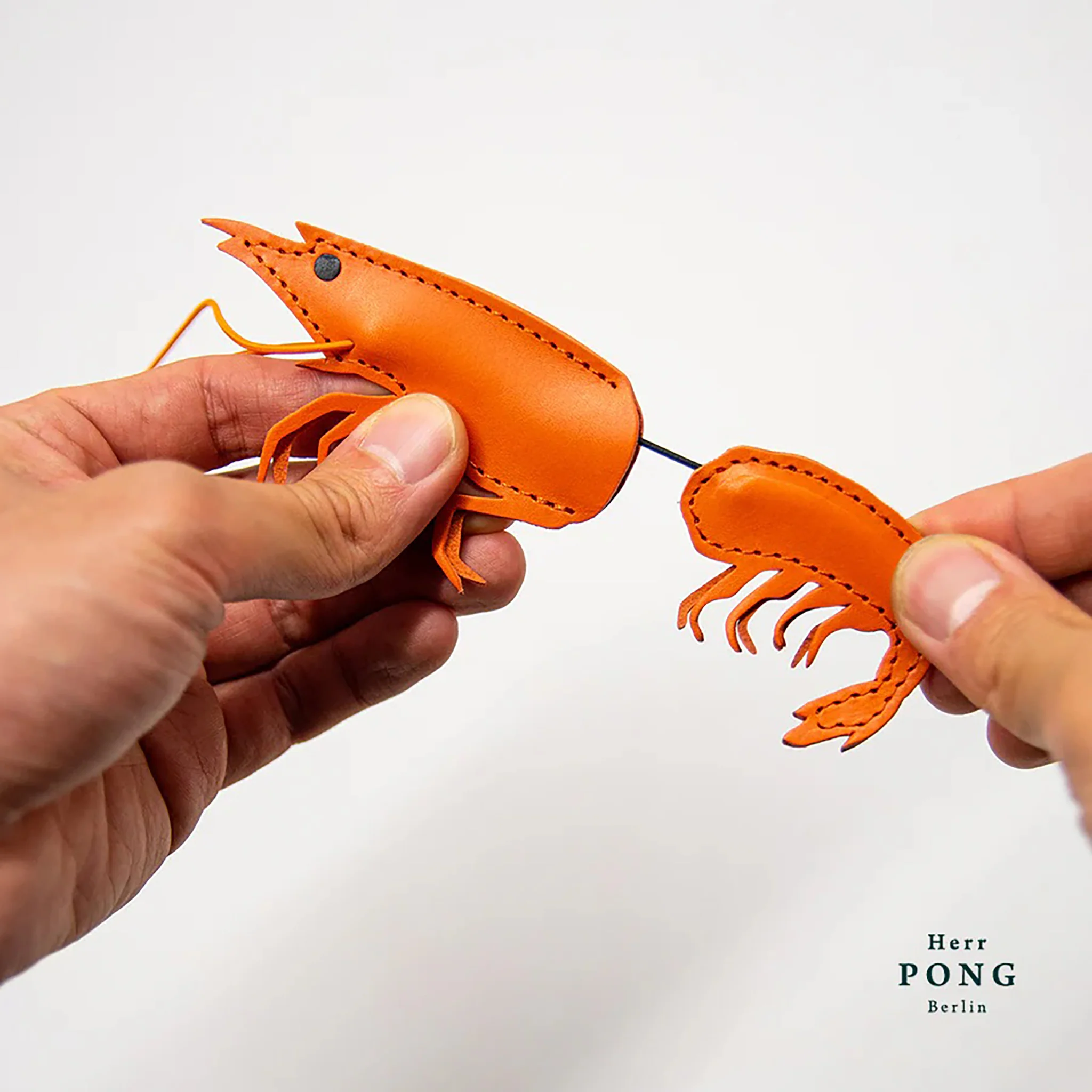 Shrimp Leather Charm - Image 7