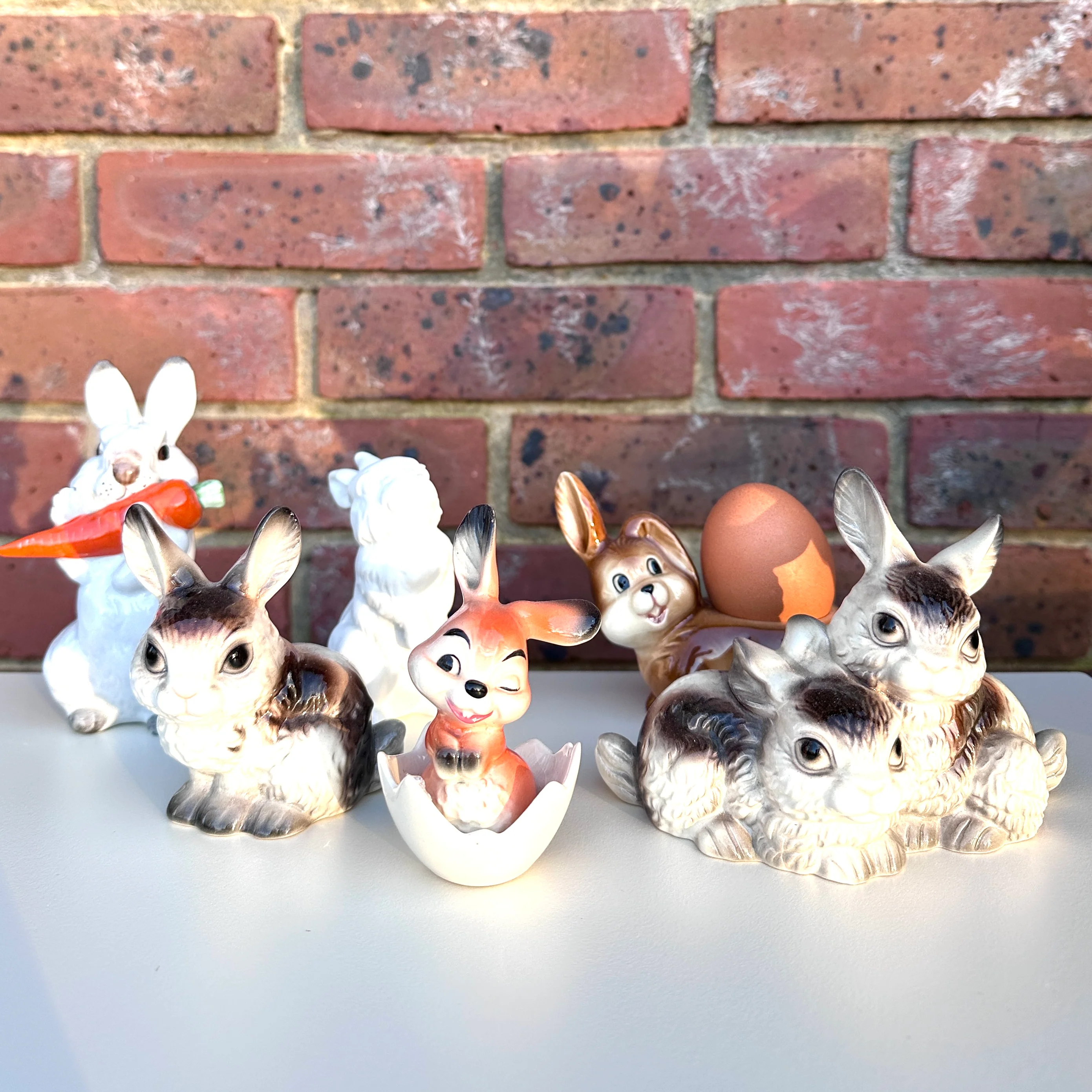 Vintage Ceramic (Easter) Bunnies