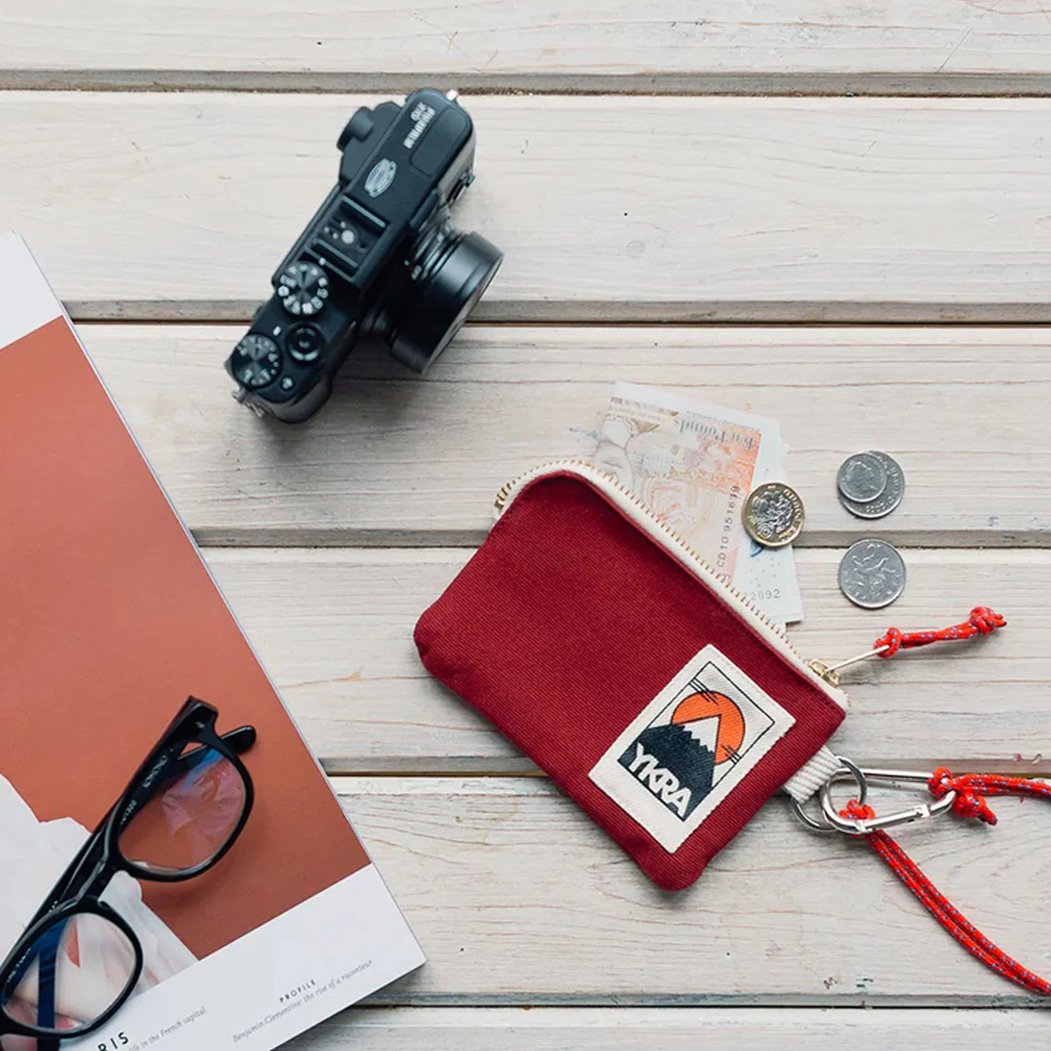 YKRA Mini Wallet Bordeaux - Image 2